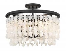 Minka-Lavery 6703-66 - Shimmering Elegance - 4 Light Semi Flush