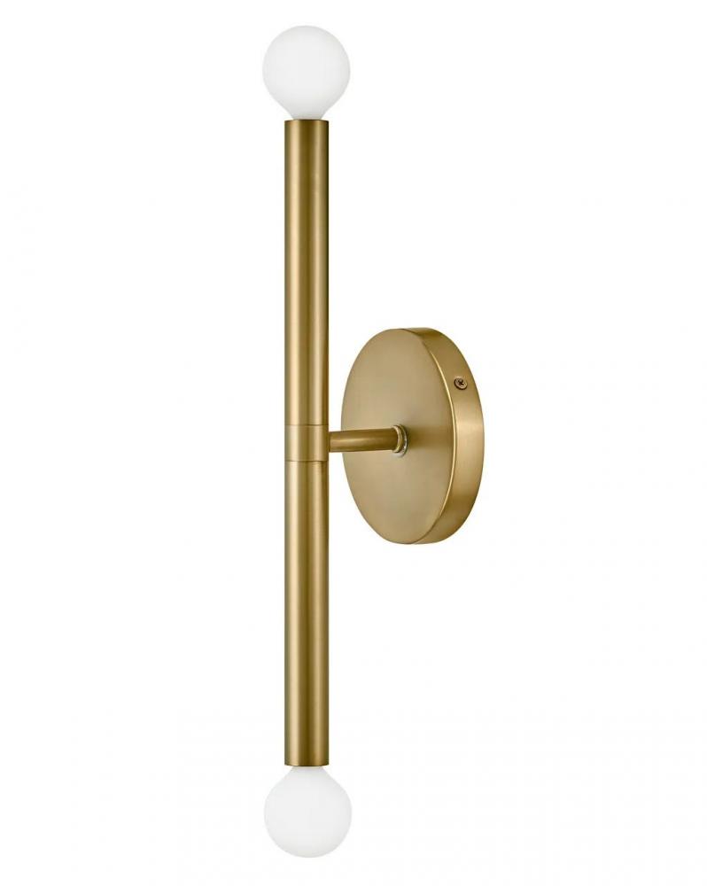 Medium Two Light Tall Sconce