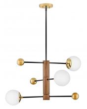 Lark 83573BBR - Medium Adjustable Multi Tier Chandelier