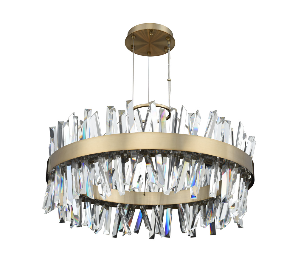 Glacier 32 Inch Round LED Pendant