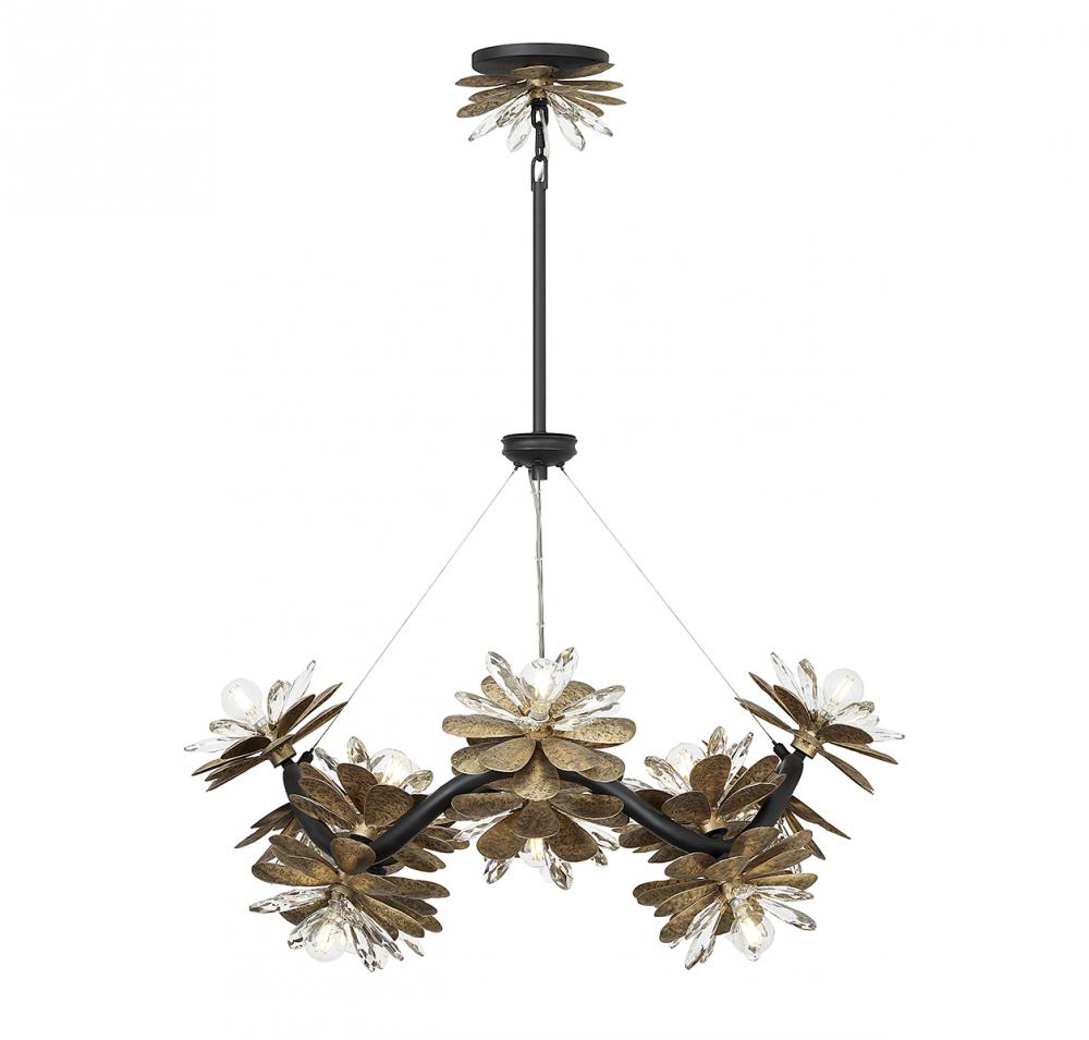 Giselle 16-Light Chandelier in Delphine