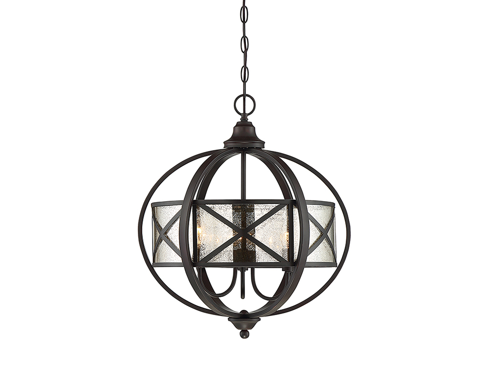 Holland 3-Light Pendant in English Bronze