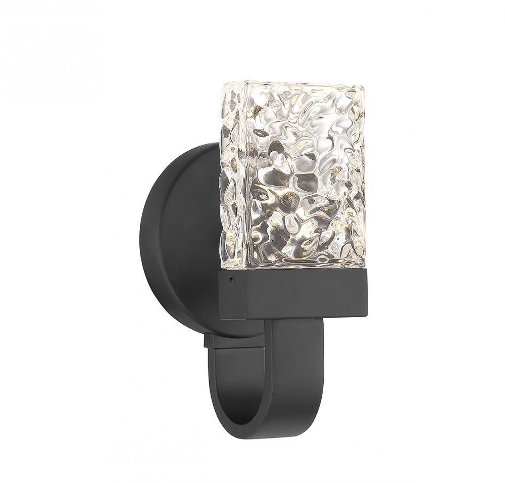 Kahn LED Wall Sconce in Matte Black