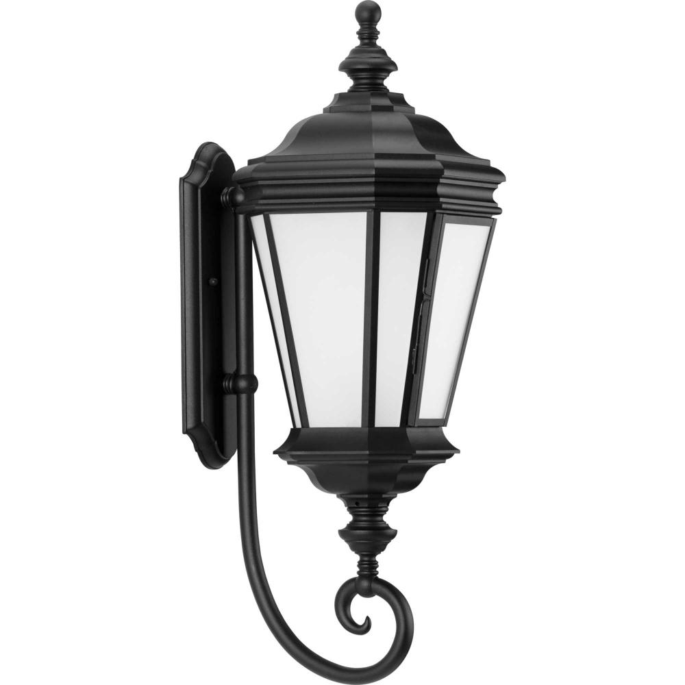 Crawford Collection Black One-Light Large Wall Lantern