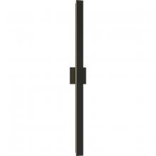 Progress P560369-31M-CS - Z-2040 Collection LED Matte Black Contemporary Large Outdoor Wall Light