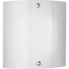 COMPACT FLUORESCENT GLASS WALL SCONCE