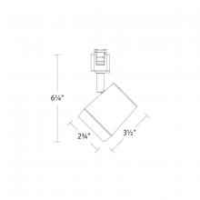 WAC US J-7011-CS-BK - Ocularc 7011 - 5CCT Track Luminaire