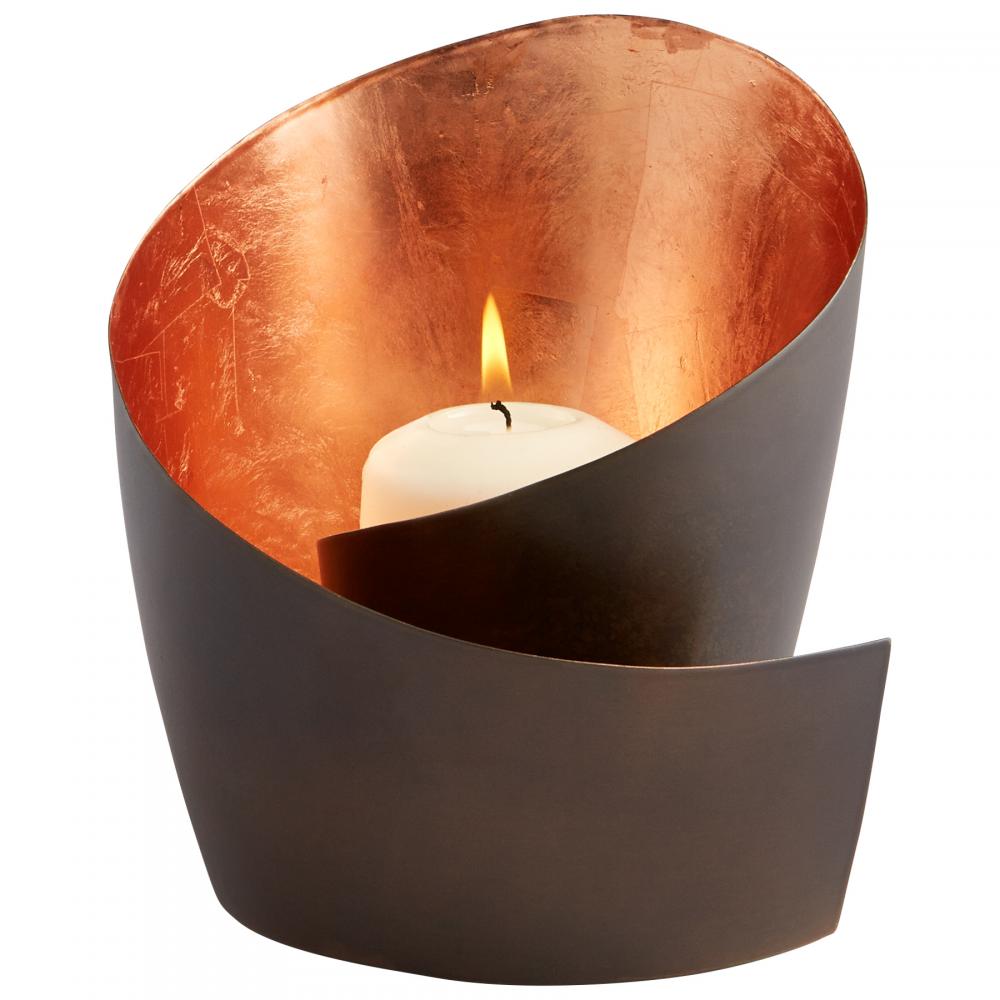 Mars Candleholder Copper - Small