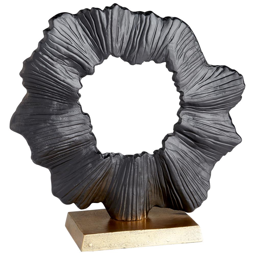 Acadia Sculpture Aged Brass And Black