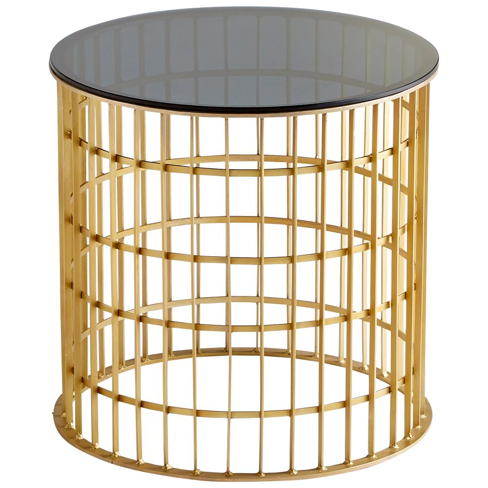 Kingdom Side Table Antique Brass