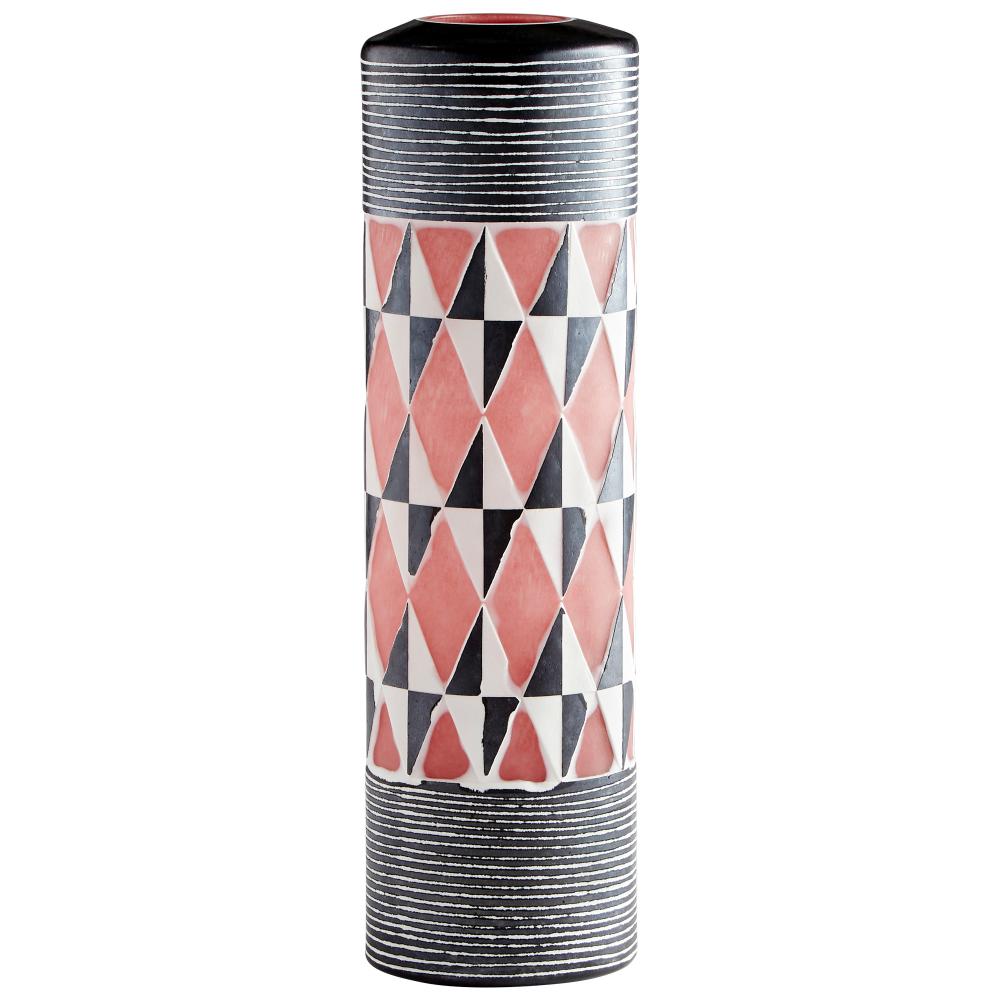Mesa Vase Black And White - Large