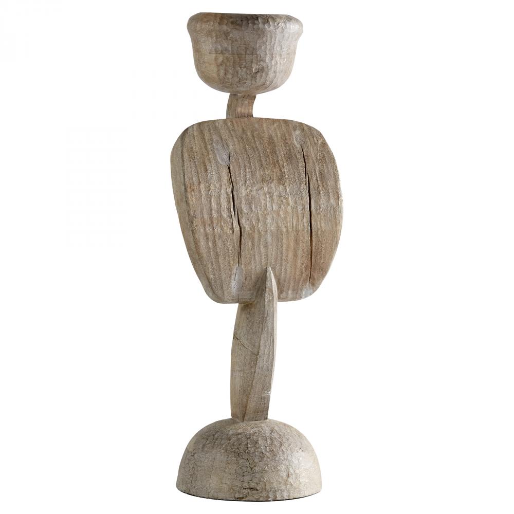 Chakra Sculpture Weathered Grey - Large