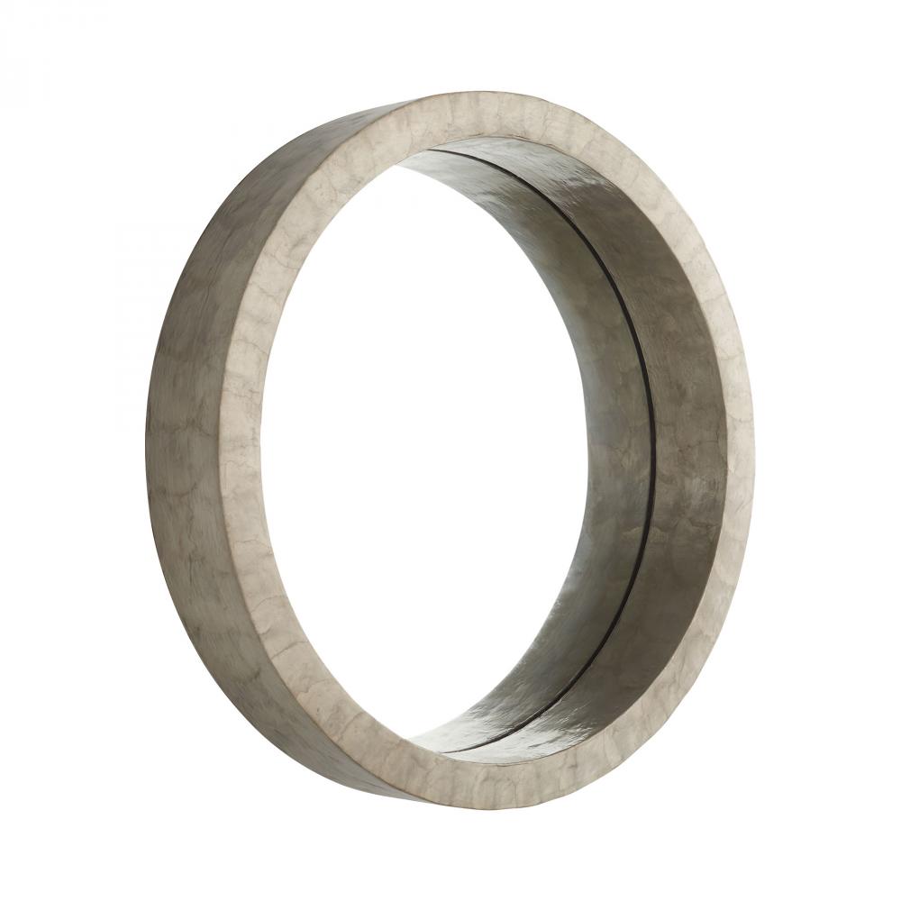 Triton Round Mirror Designed by J Kent Martin Taupe - Small