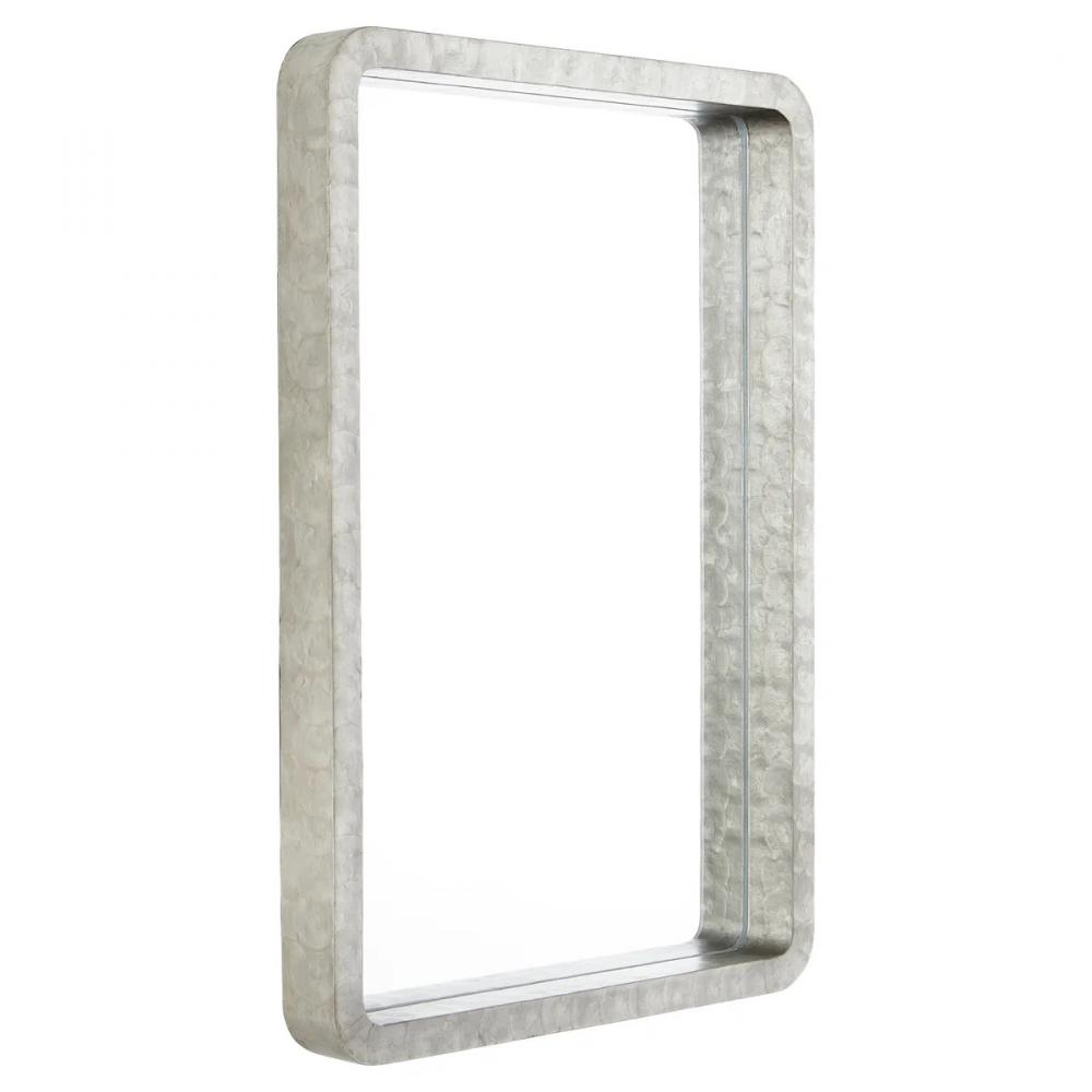 Triton Rectangular Mirror Designed by J Kent Martin Taupe