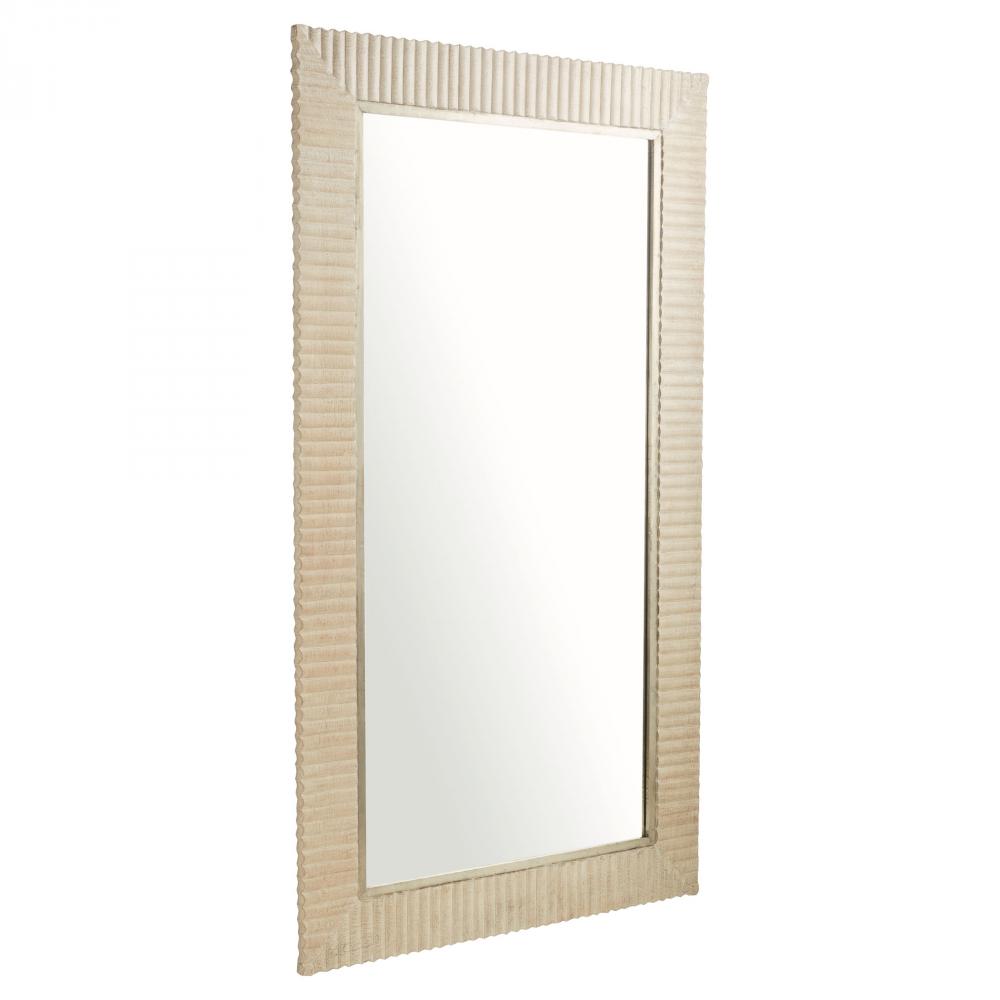 Estriada Flr Mirror|White