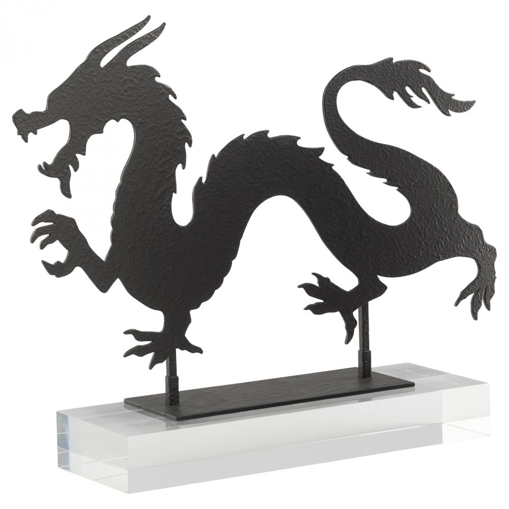 Shenron Dragon Designed by J Kent Martin Black - Horizontal