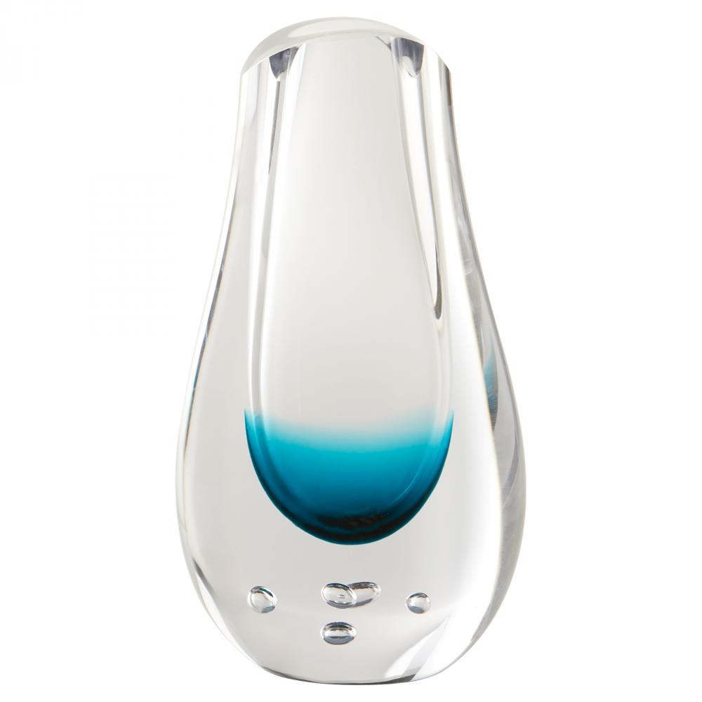 Tidepool Vase Clear Blue - Medium