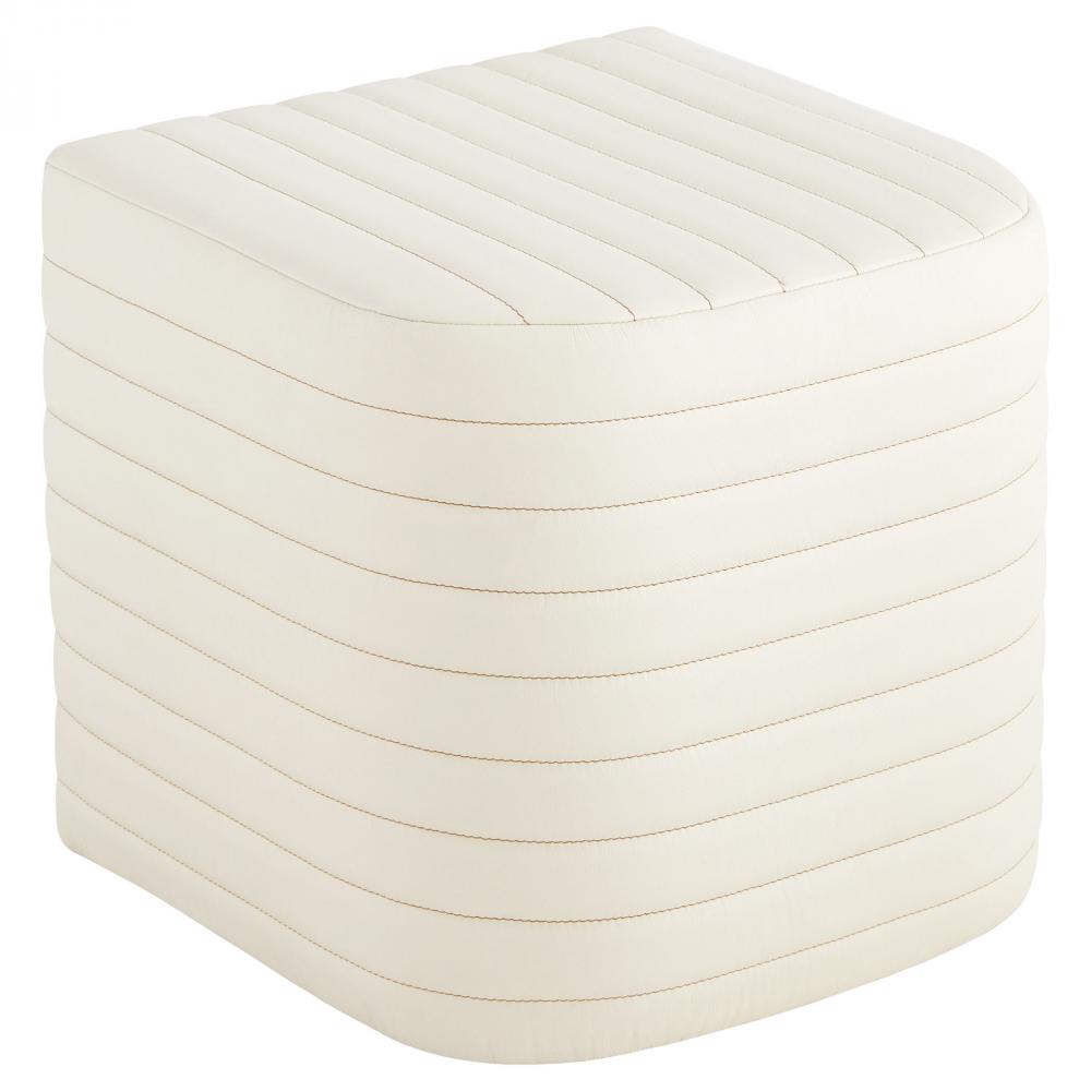 Channel Ottoman Off-White