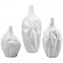 Cyan Designs 05000 - Glacier Vase Gloss White Glaze - Medium