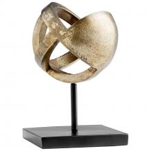 Cyan Designs 11010 - Grotto Sculpture Designed by J Kent Martin Antique Brass And Black - Small