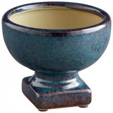 Cyan Designs 11045 - Big Sky Planter Blue Glaze - Small