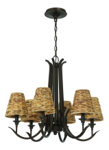 Craftmade 58326-ABZ - Kokomo 6 Light Chandelier in Aged Bronze Brushed