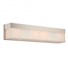 Crystorama 294-PN - Libby Langdon for Crystorama Grayson 4 Light Polished Nickel Vanity Light