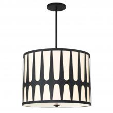 Crystorama ROY-809-BK - Royston 5 Light Black Chandelier