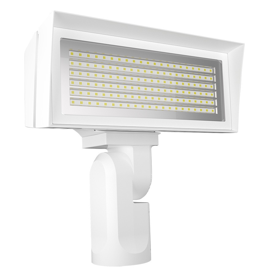 FLOODLIGHTS 8138-10813 LUMENS FFLED MEDIUM FIELD ADJUSTABLE 5000K/4000K SLIPFITTER MOUNT WHITE