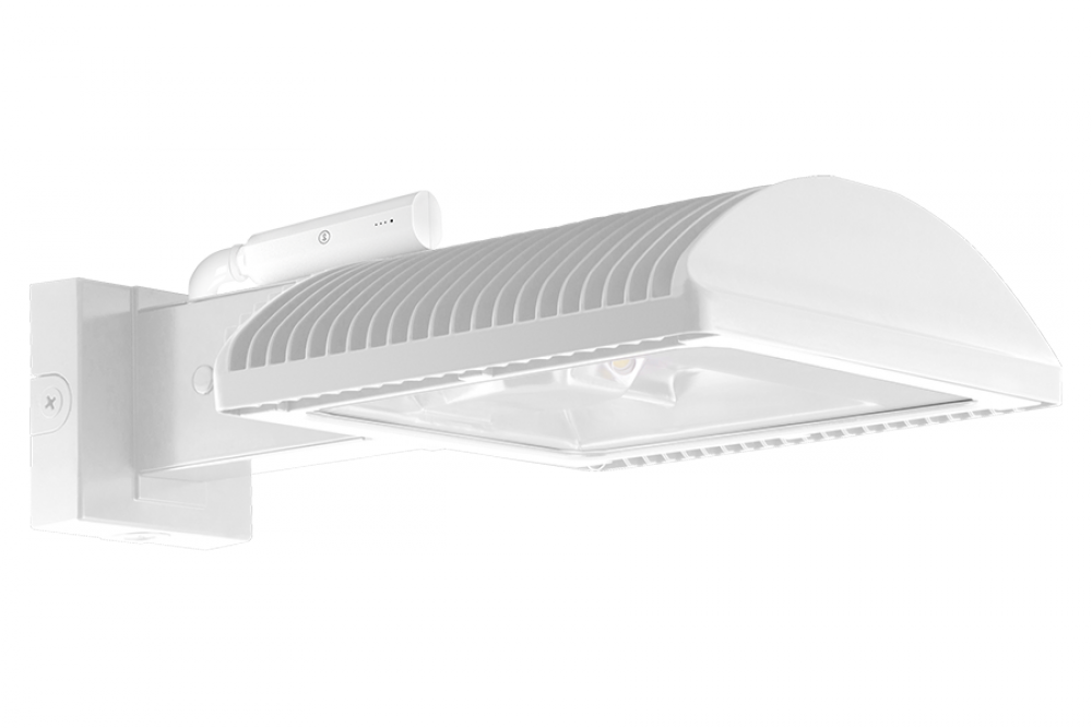 WALL PACKS 16253 LUMENS WPLED TYPE III 150W 4000K 0-10V DIMMING LIGHTCLOUD CONTROLLER WHITE