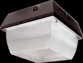 Vandalproof, 2400 lumens, VAN3, 9 inch x 9 Inch, ceiling mount, 32W, CFL-QT, lamp, 120V swivel pho