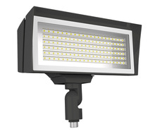 RAB Lighting FFLEDMY/7PR - FLOODLIGHTS 7467/9758 LUMENS FFLED MEDIUM 3000K KNUCKLE MOUNT BRONZE 7-PIN RECEPTACLE
