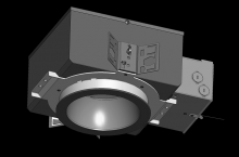 RAB Lighting NDIC6R26L - ROUGH-IN IC RATED 6" ROUND 26W LUTRON 0-10V DIMMING DRIVER