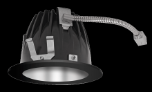 RAB Lighting NDLED6RD-50N-S-B - RECESSED DOWNLIGHTS 20 LUMENS NDLED6RD 6 INCH ROUND UNIVERSAL DIMMING 50 DEGREE BEAM SPREAD 4000K