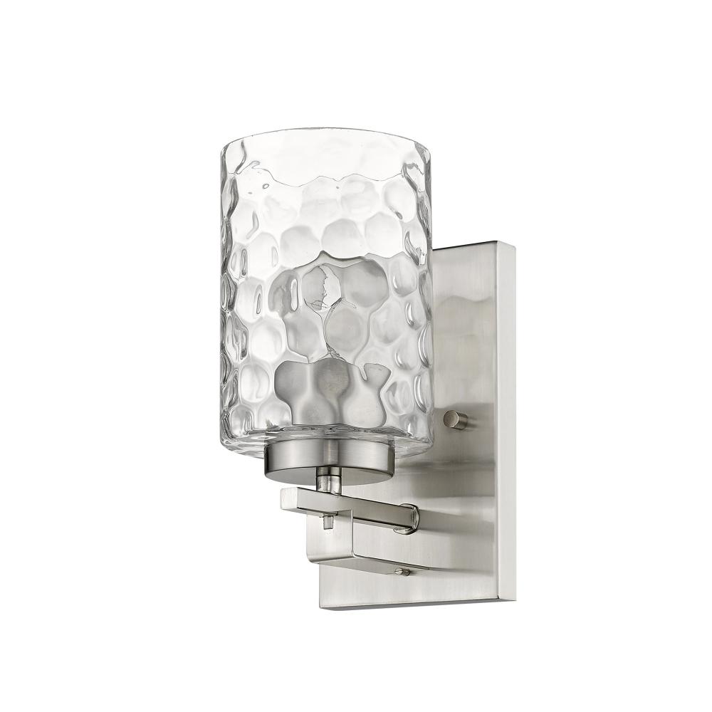 Livvy 1-Light Satin Nickel Sconce