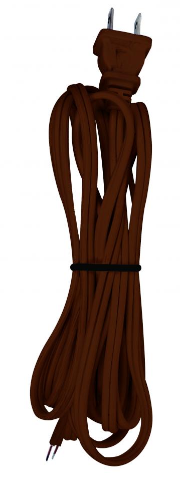 Cord Set; Brown; 12 Foot; With Warning Label