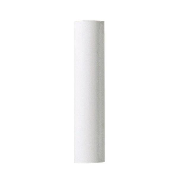 Plastic Candle Cover; White Plastic; 13/16" Inside Diameter; 7/8" Outside Diameter;