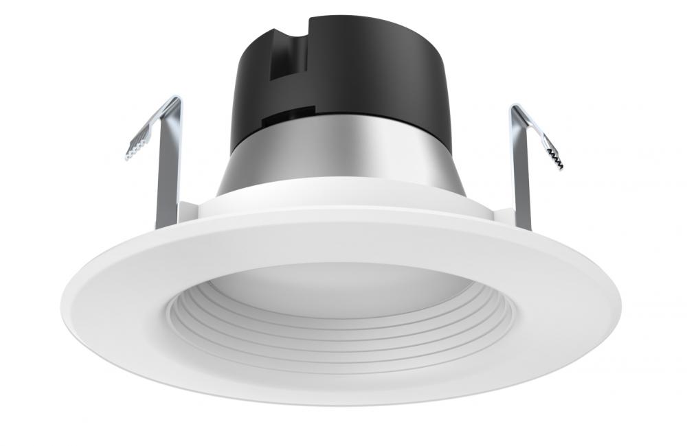 7.5 watt LED Downlight Retrofit; 4'' Baffle; 3000K; GU5.3 socket for MR16 retrofit; 12 volts