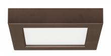 Satco Products Inc. S21504 - Blink - 10.5W- 5.5" Surface Mount LED - 3000K- Square Shape - Bronze Finish - 120V