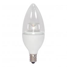 Satco Products Inc. S8951 - 4.5 Watt; B11 LED; 2700K; Candelabra base; 120 Volt