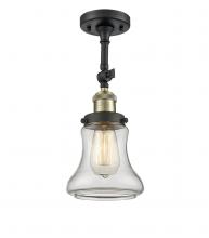 Innovations Lighting 201F-BAB-G192 - Bellmont - 1 Light - 6 inch - Black Antique Brass - Semi-Flush Mount