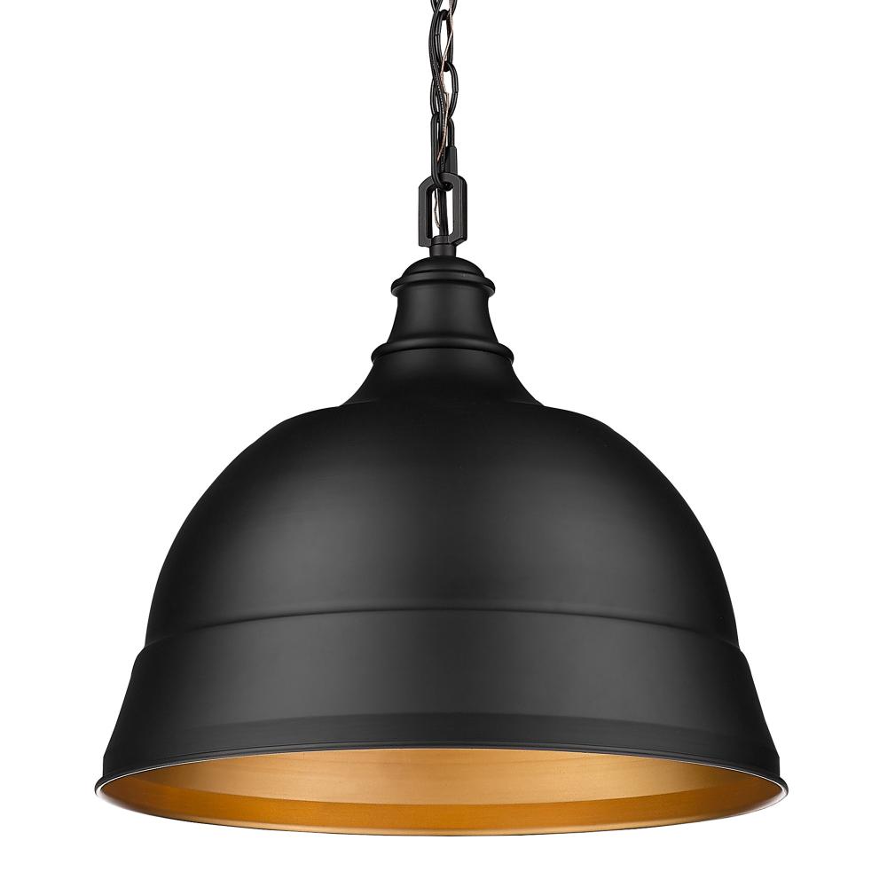 Rebel 2 Light Pendant in Matte Black