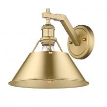 Golden 3306-1W BCB-BCB - Orwell 1-Light Wall Sconce in Brushed Champagne Bronze