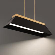 Modern Forms US Online PD-88344-BK/AB - Bentley Linear Pendant