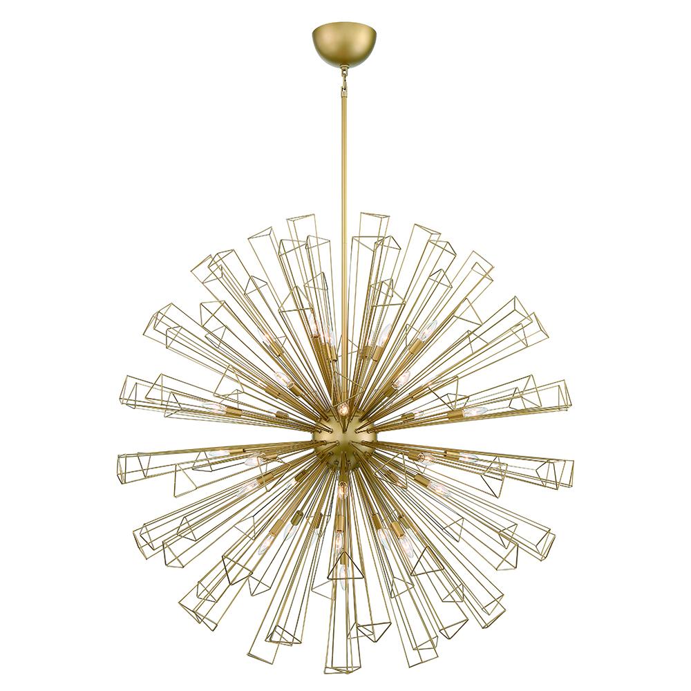 Dendelio 35 Light Chandelier in Gold