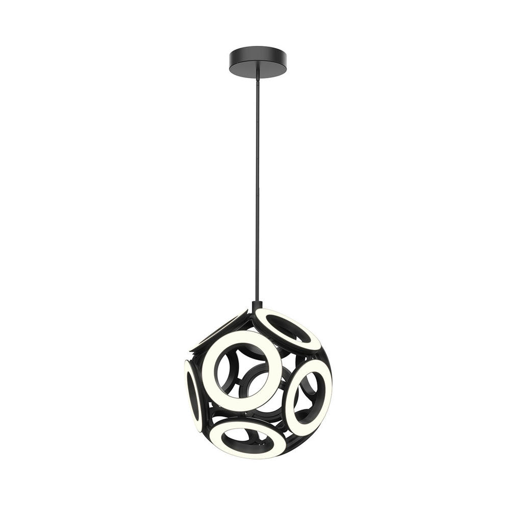 Magellan 25-in Black LED Chandelier