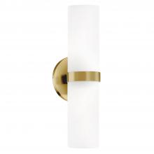 Kuzco Lighting Inc WS9815-BG - Milano 15-in Brushed Gold LED Wall Sconce