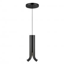 Kuzco Lighting Inc PD89709-GBK - Husk 9-in Glossy Black LED Pendant