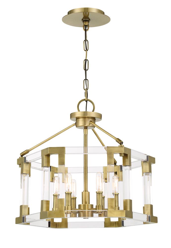 PRIMA VISTA - 6 LIGHT SEMI FLUSH/PENDANT