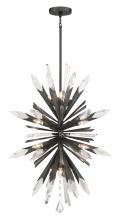 Minka Metropolitan N1947-766 - Elsa 12 Light Pendant With Clear And Faux Rock Crystal